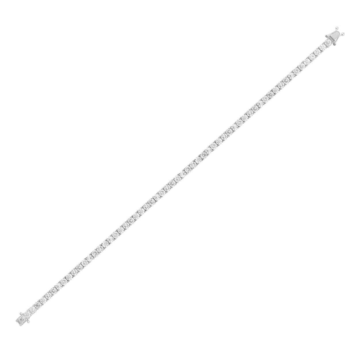 3,20 Karat F Renk Su Yolu Pırlanta Bileklik, F Renk SI2 - Venta Jewelry
