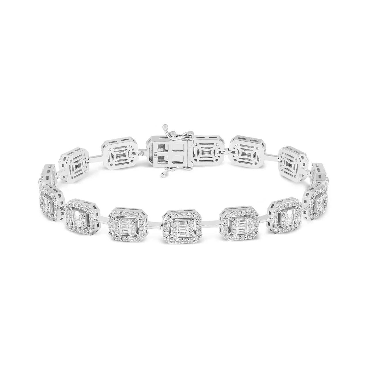 3,23 Karat Baget Pırlanta Bileklik - Venta Jewelry