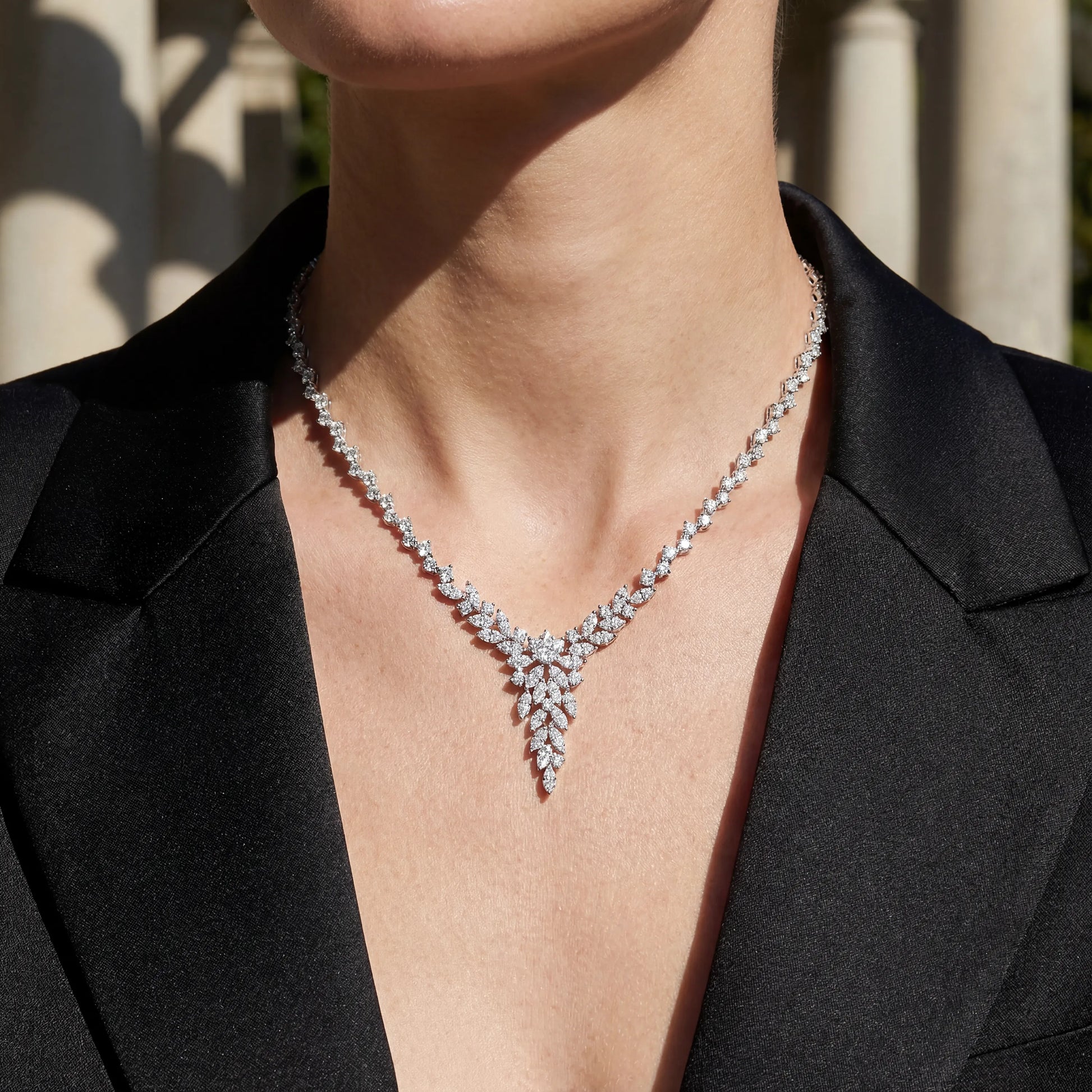 3,32 Karat Pırlanta Gerdanlık "Tasarım", F Renk SI - Venta Jewelry
