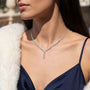 3,41 Karat Pırlanta Gerdanlık, F Renk SI - Venta Jewelry