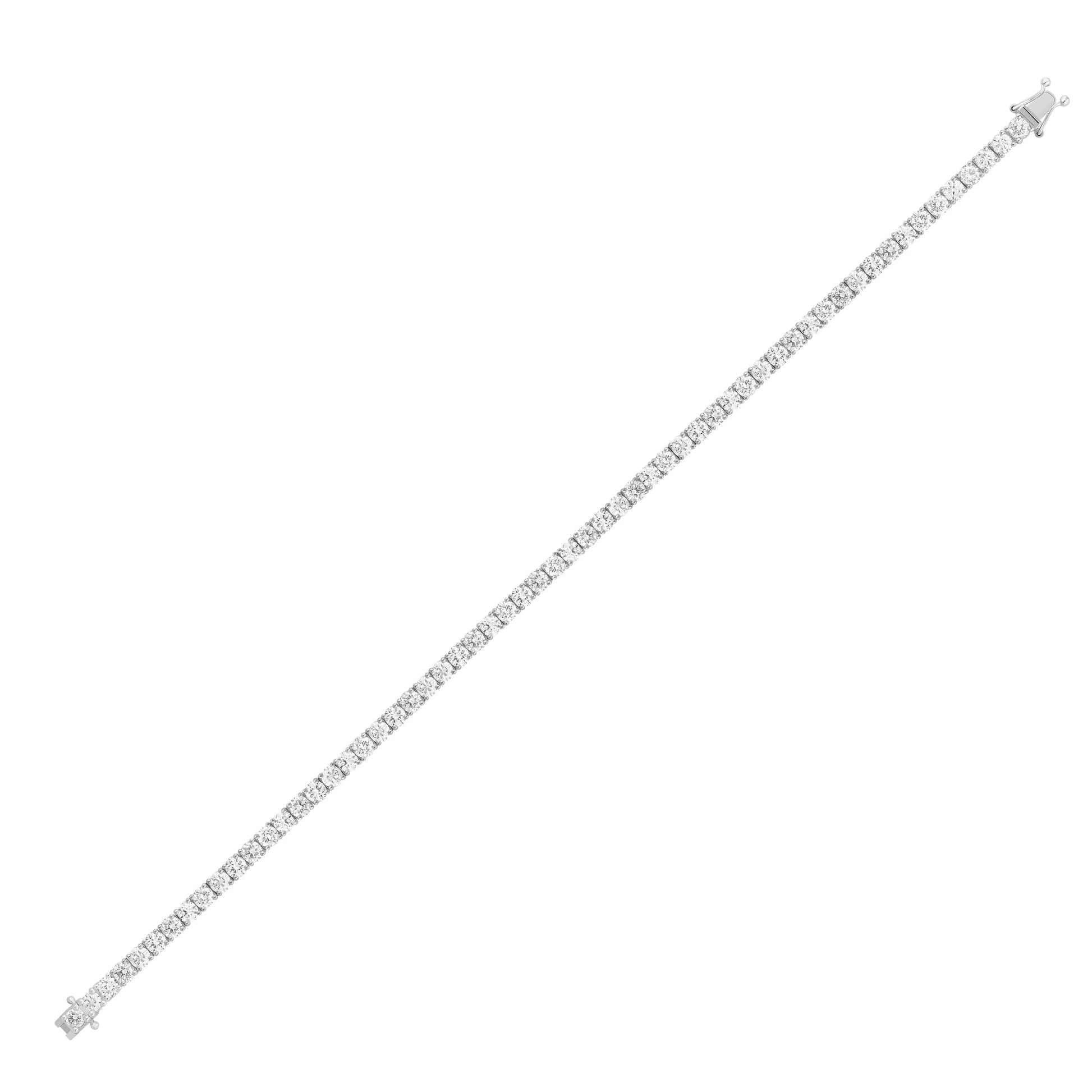 4,00 Karat F Renk SI Su Yolu Pırlanta Bileklik, F Renk SI2 - Venta Jewelry
