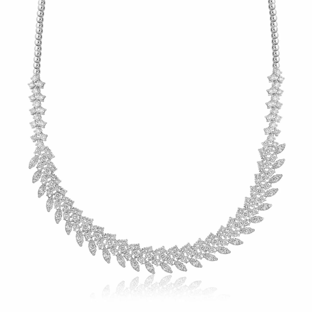 4,70 Karat Pırlanta Gerdanlık, F Renk SI - Venta Jewelry
