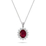 5,23 Karat Pırlantalı Yakut Kolye - Venta Jewelry