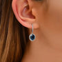 5,31 Karat Pırlantalı Safir Küpe - Venta Jewelry