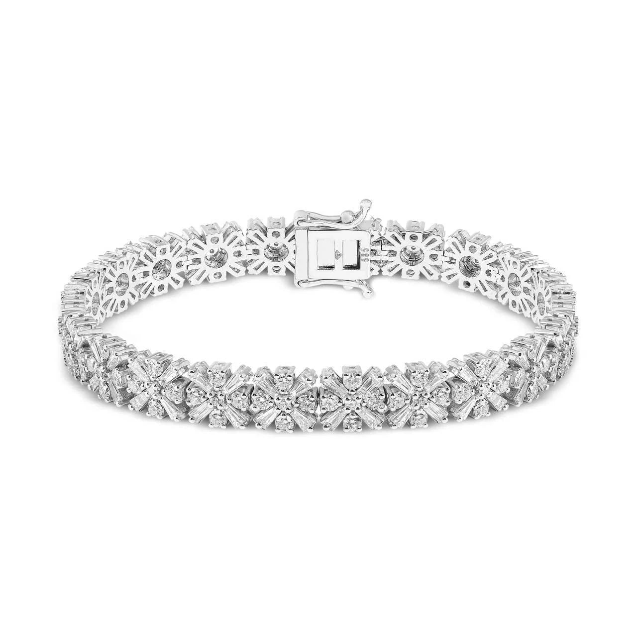 6,72 Karat Tasarım Pırlanta Bileklik - Venta Jewelry