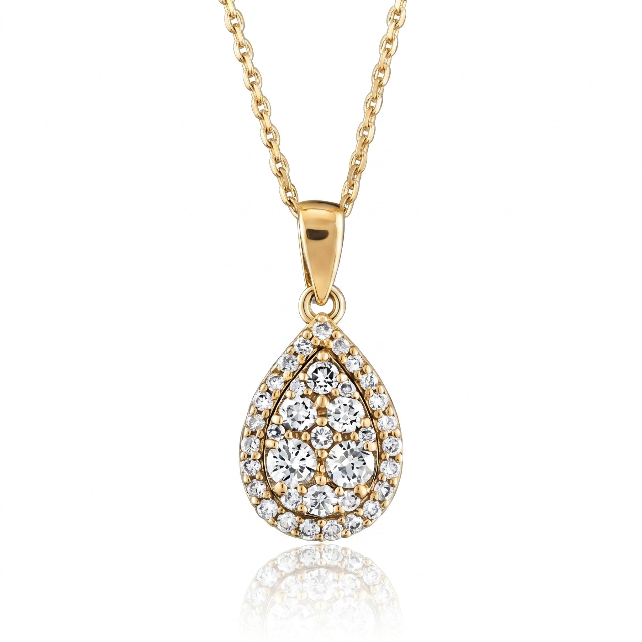 0,36 Karat Damla Coronet Pırlanta Kolye - Venta Jewelry