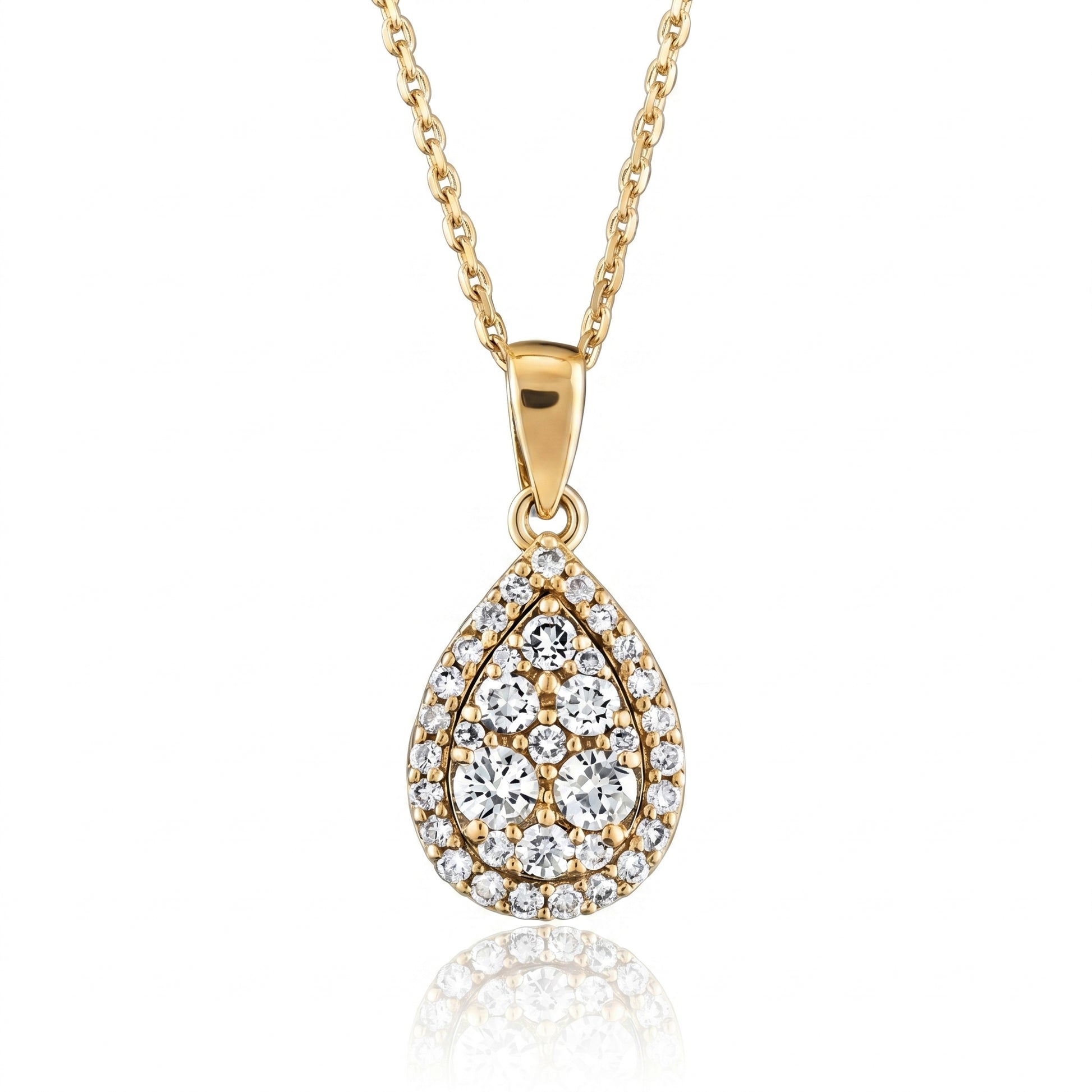 0,36 Karat Damla Coronet Pırlanta Kolye - Venta Jewelry
