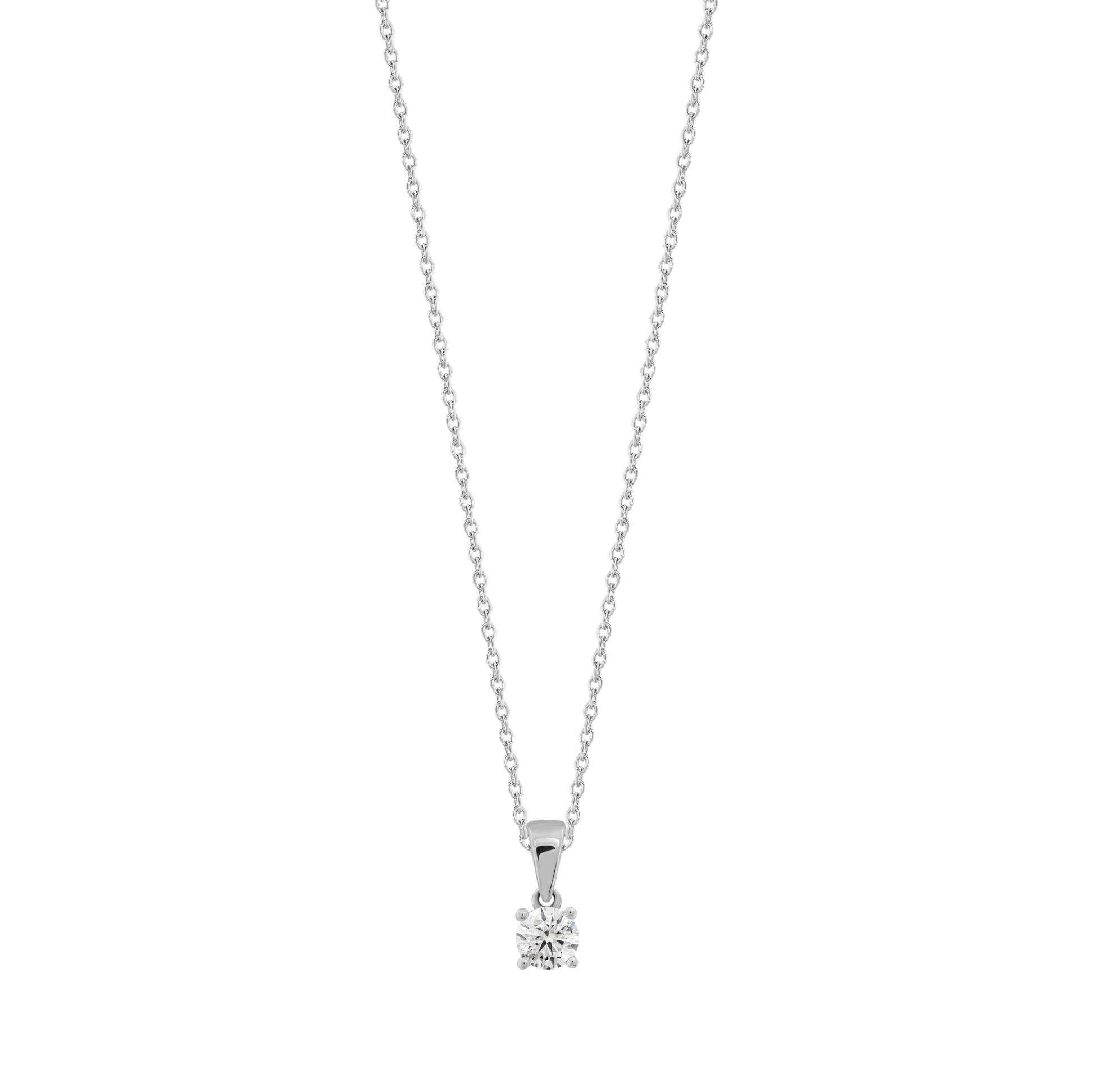 0,30 Karat Pırlanta Tektaş Kolye