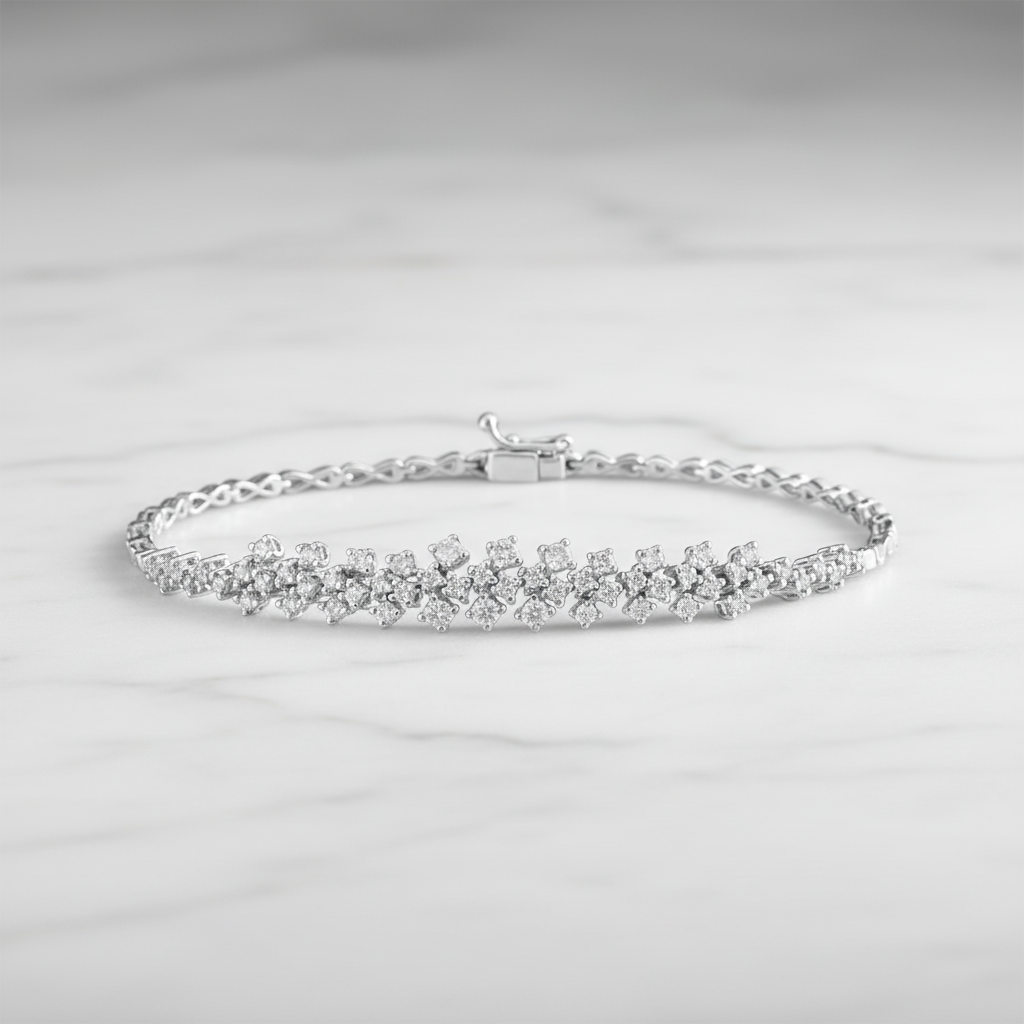 0,98 Karat Tasarım Pırlanta Bileklik