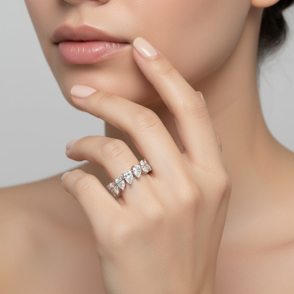 4,56 Karat Tamtur Pırlanta Yüzük "Damla"