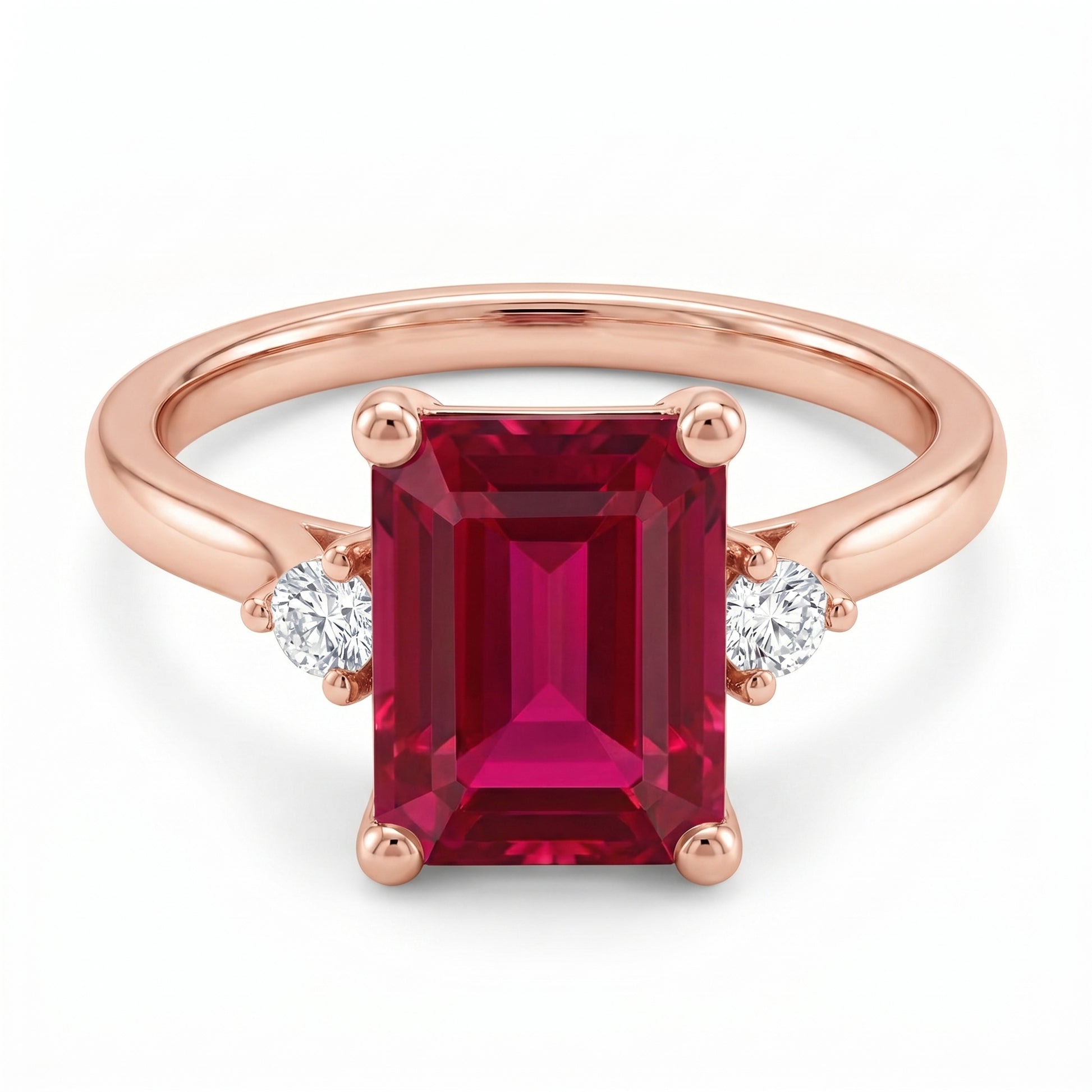 1,20 Karat Pırlantalı Yakut Yüzük - Venta Jewelry