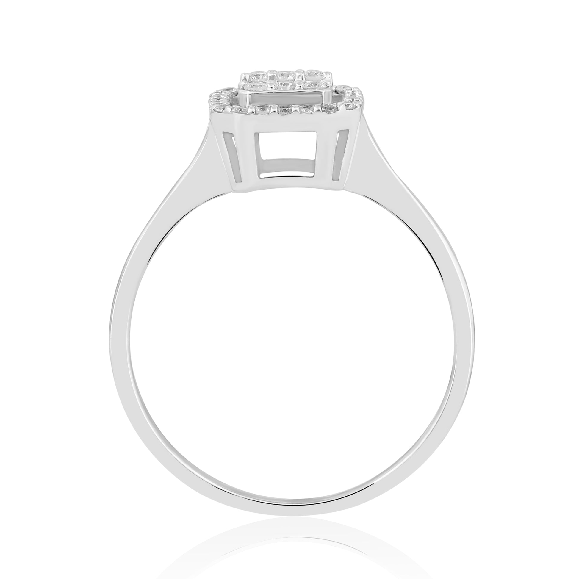 0,30 Karat Baget Pırlanta Yüzük "İlma"