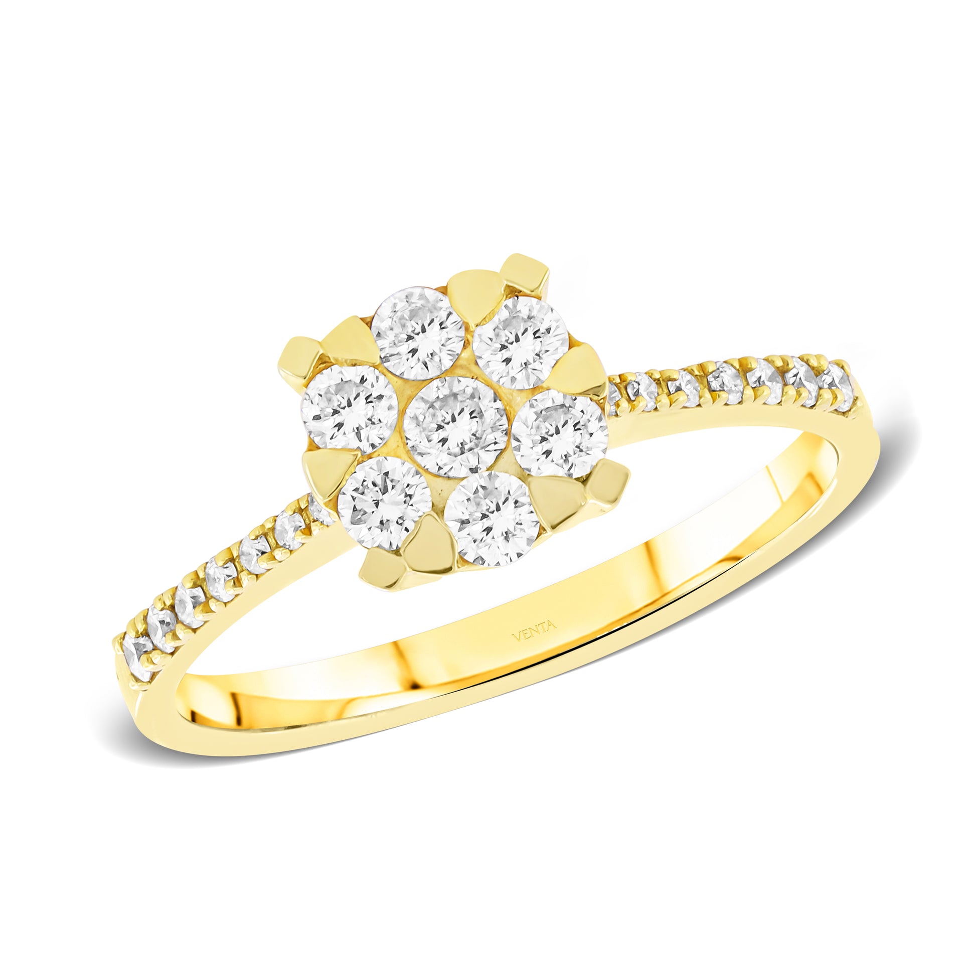 0,50 Karat Coronet Pırlanta Yüzük