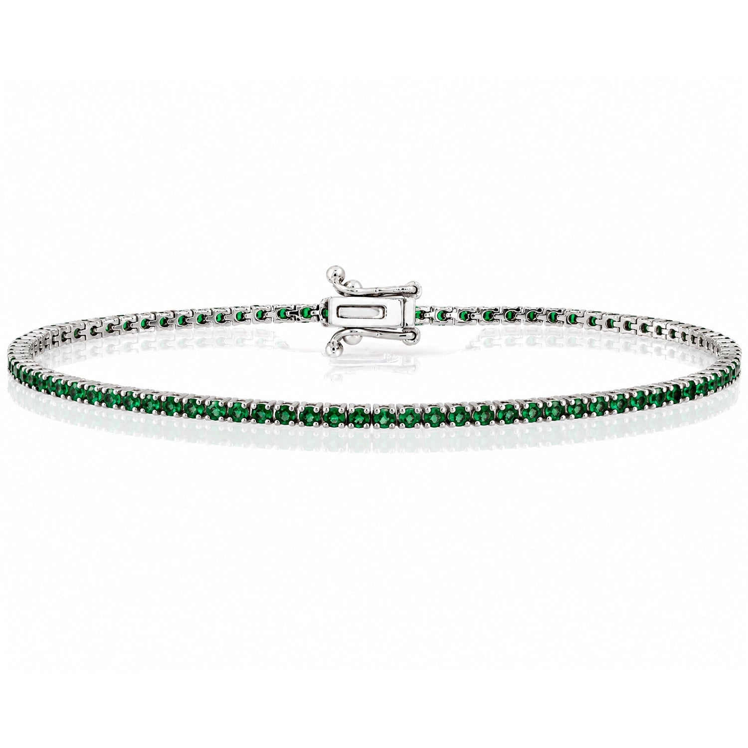 3.14 Carat Diamond and Sapphire Bracelet