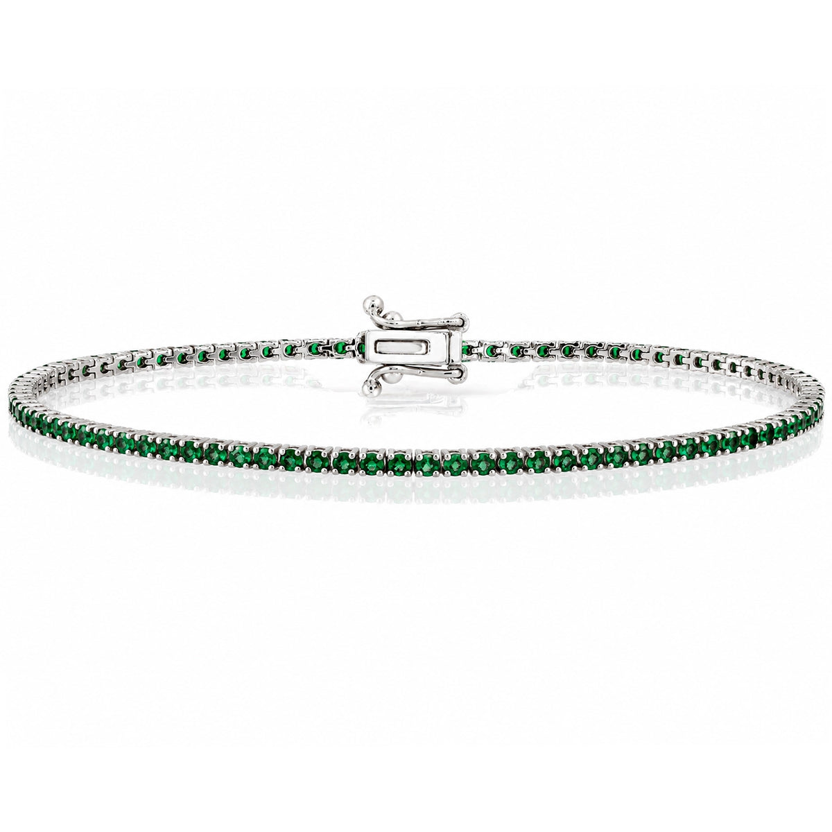 3.14 Carat Diamond and Sapphire Bracelet
