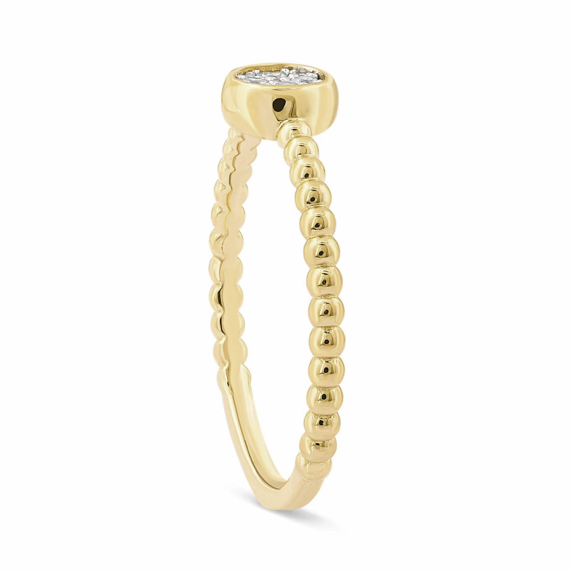 0,08 Karat Pırlanta Yüzük, F Renk SI - Venta Jewelry