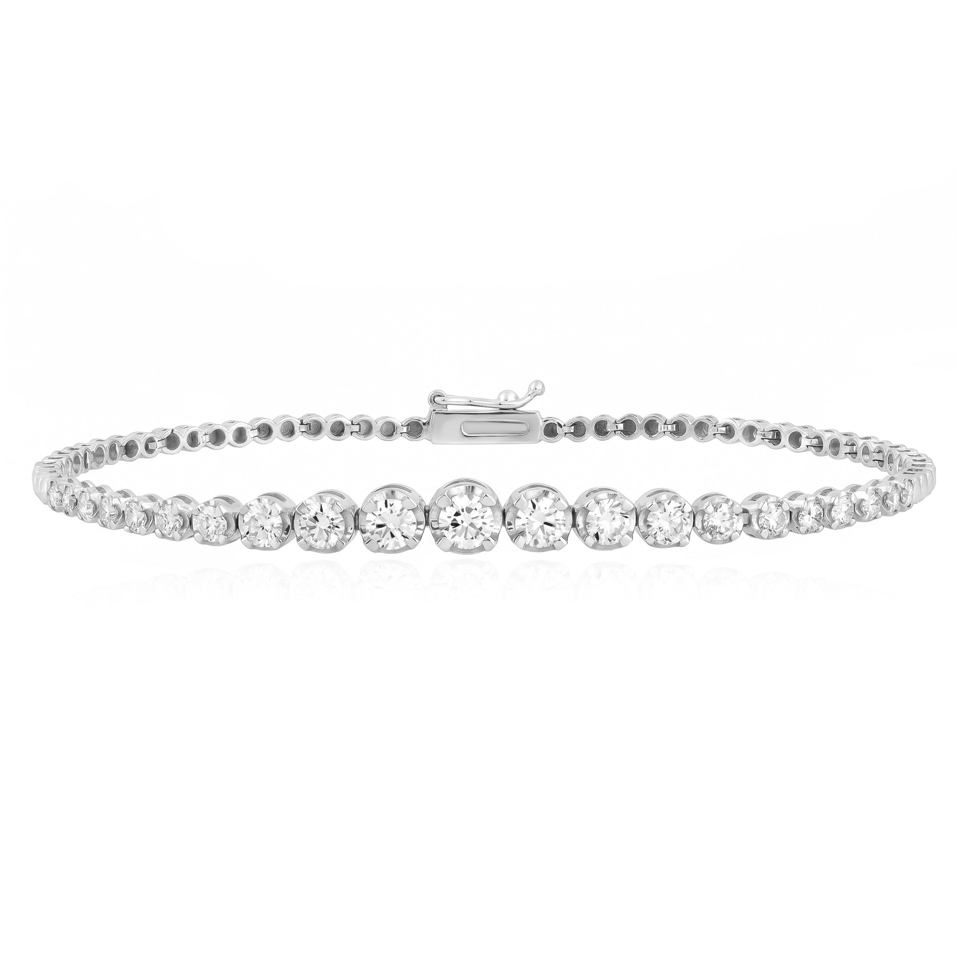 2.50 Carat Waterway Diamond Bracelet "Serenity"