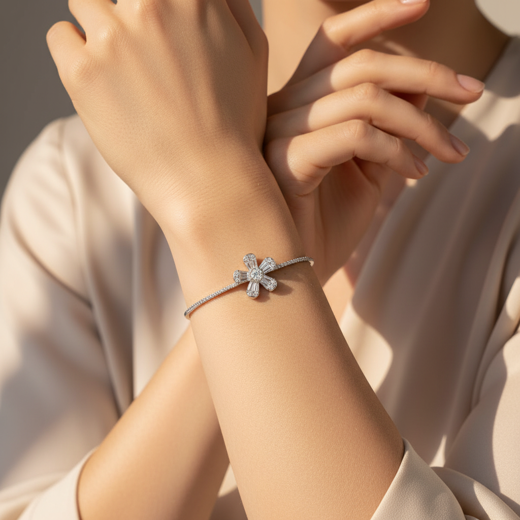 1,09 Tasarım Pırlanta Bileklik