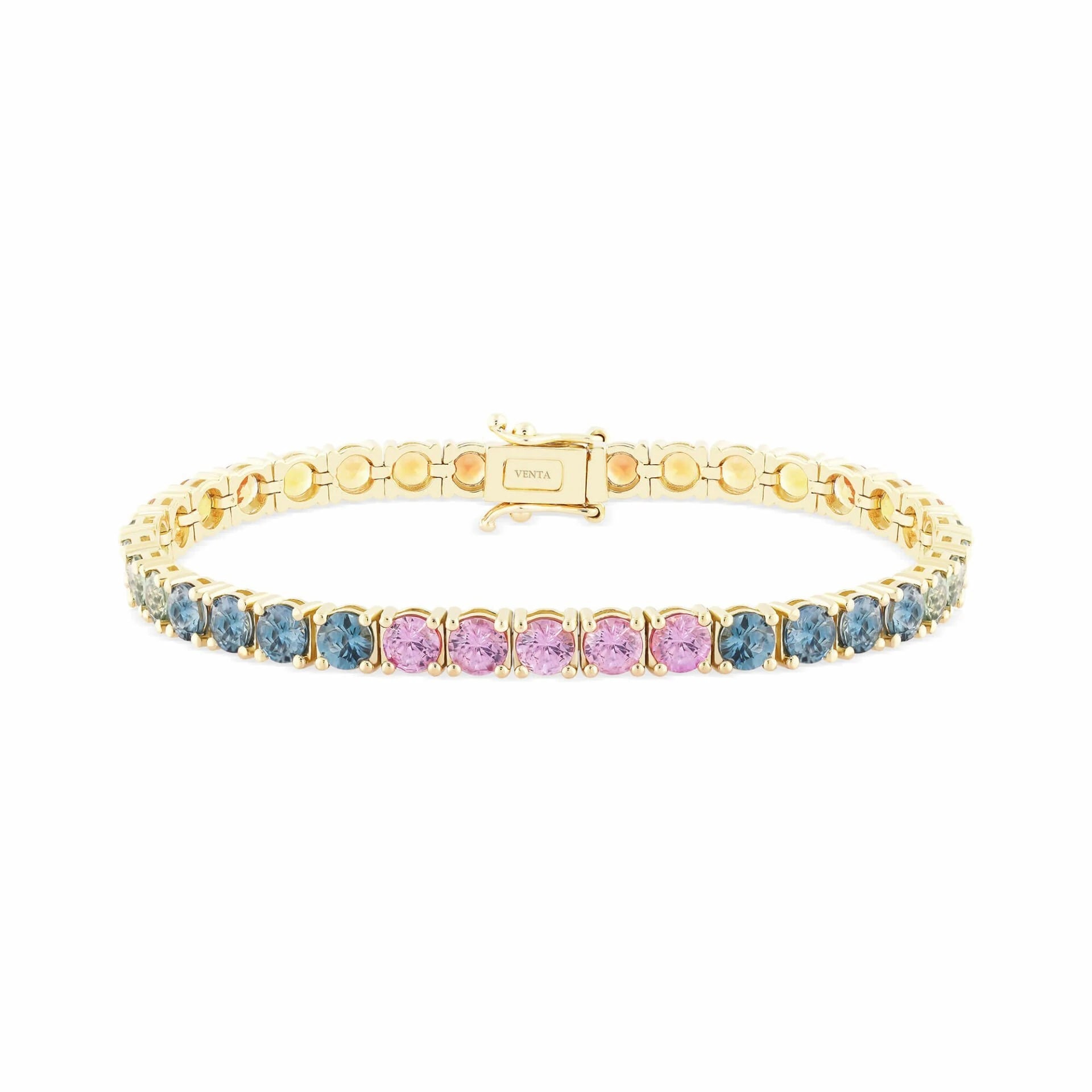 10,59 Karat Renkli Taşlı Bileklik "Rainbow"