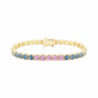 10,59 Karat Renkli Taşlı Bileklik "Rainbow" - Venta Jewelry