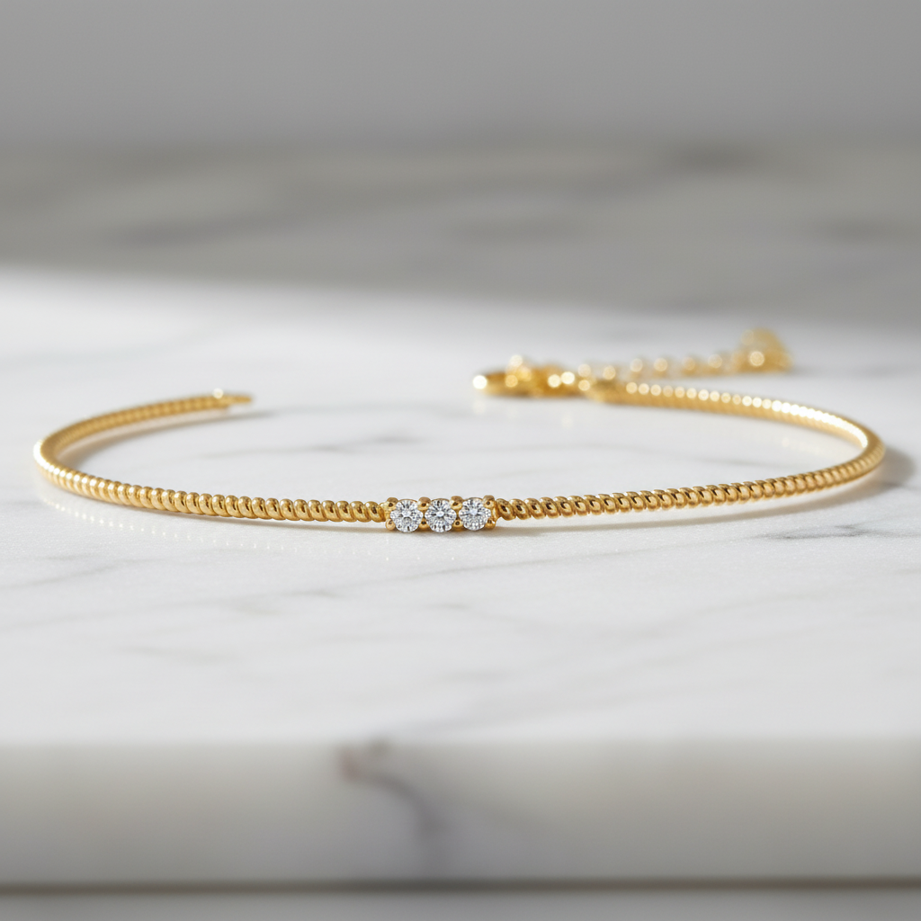 0,12 Karat Pırlanta Bilezik