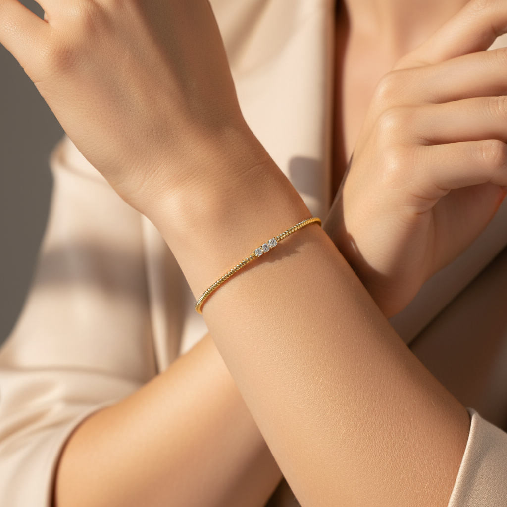 0,12 Karat Pırlanta Bilezik