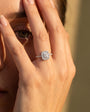 0,46 Karat Tasarım Baget Yüzük Pırlanta, F Renk SI - Venta Jewelry