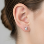 0,60 Karat Tektaş Pırlanta Küpe - Venta Jewelry