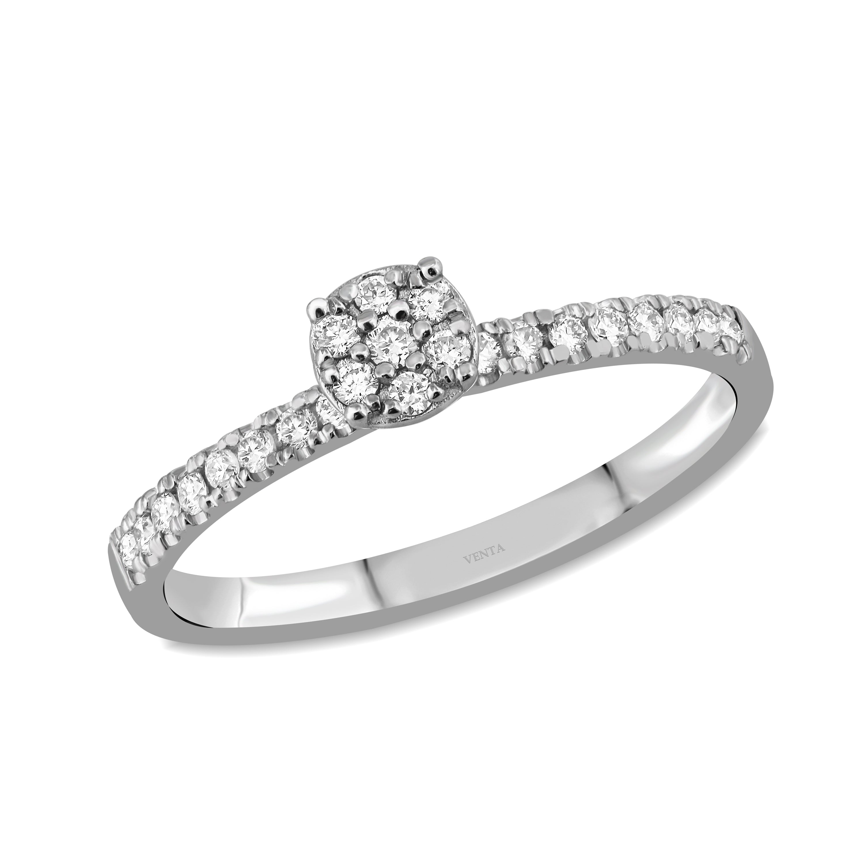 0,18 Karat Coronet Pırlanta Yüzük