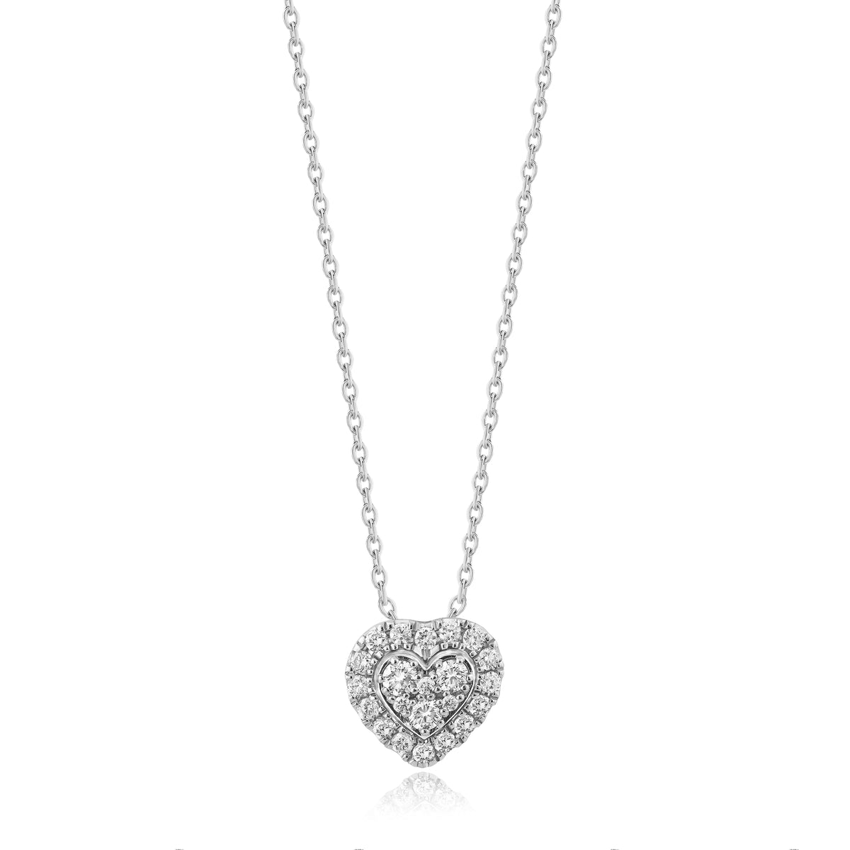 0,39 Karat Tasarım Pırlanta Kolye, F Renk SI - Venta Jewelry
