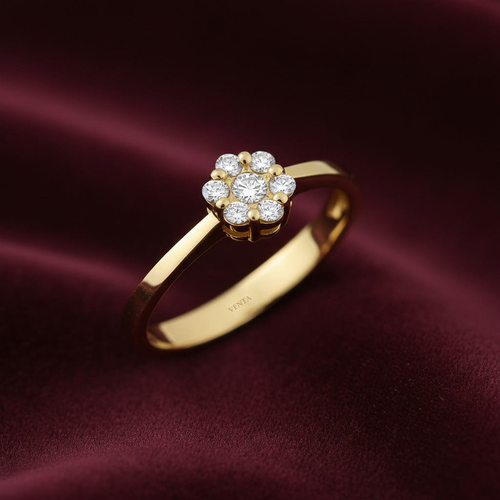 0,21 Karat Coronet Pırlanta Yüzük