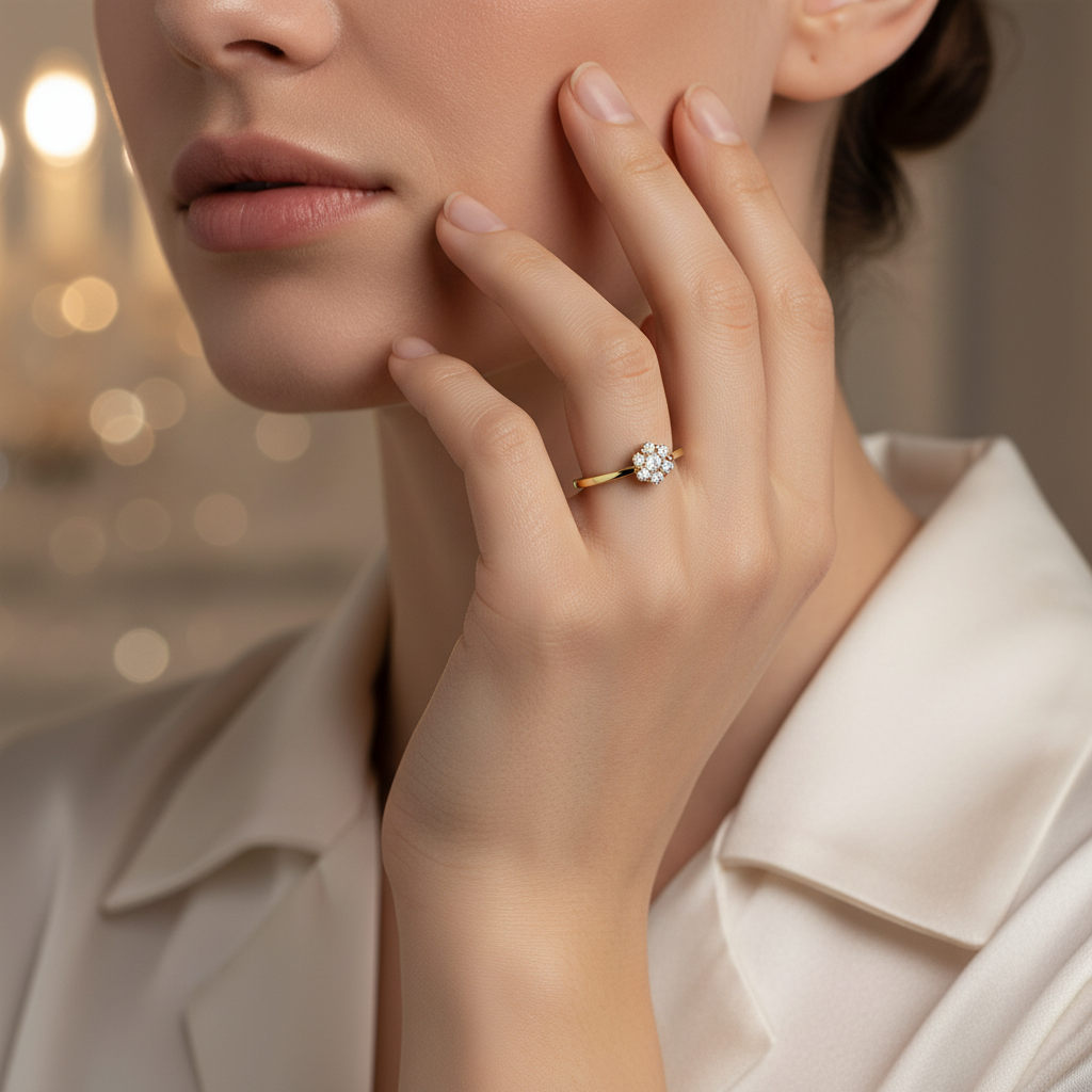 0,21 Karat Coronet Pırlanta Yüzük