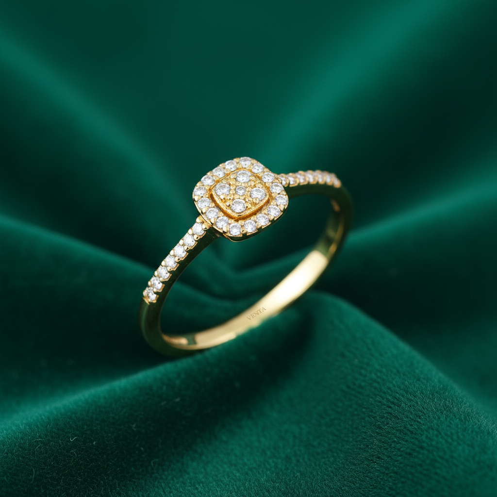 0,16 Karat Coronet Pırlanta Yüzük