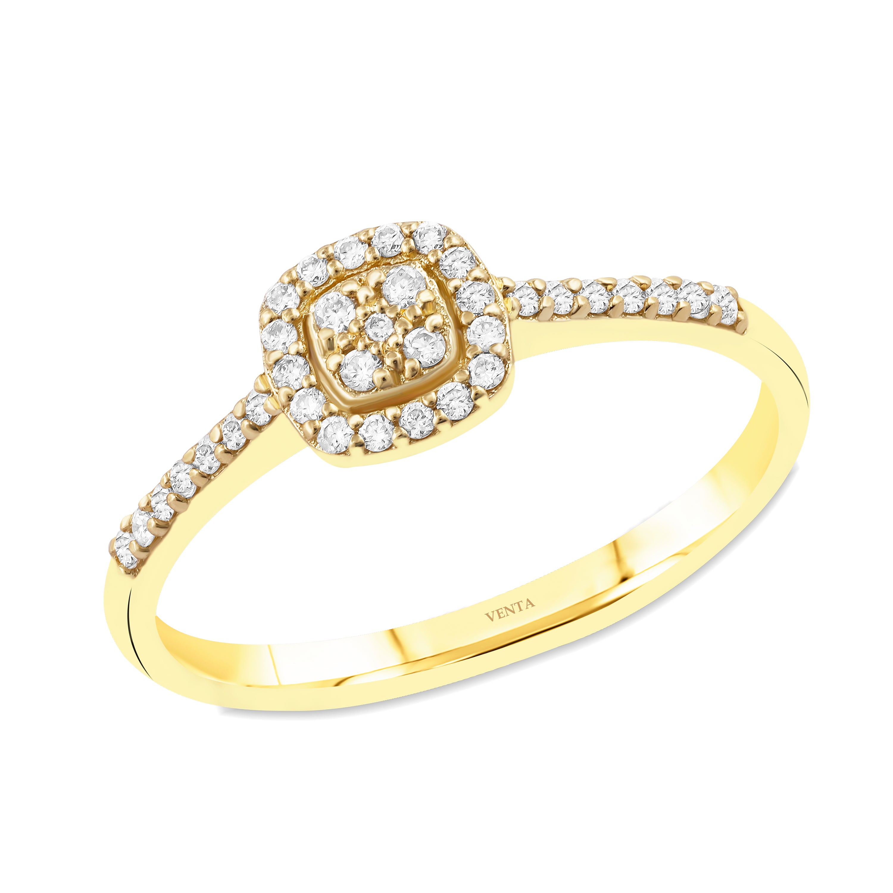 0,16 Karat Coronet Pırlanta Yüzük