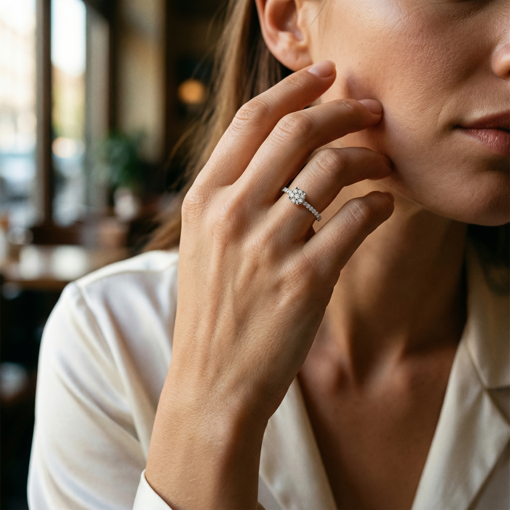 0,18 Karat Coronet Pırlanta Yüzük