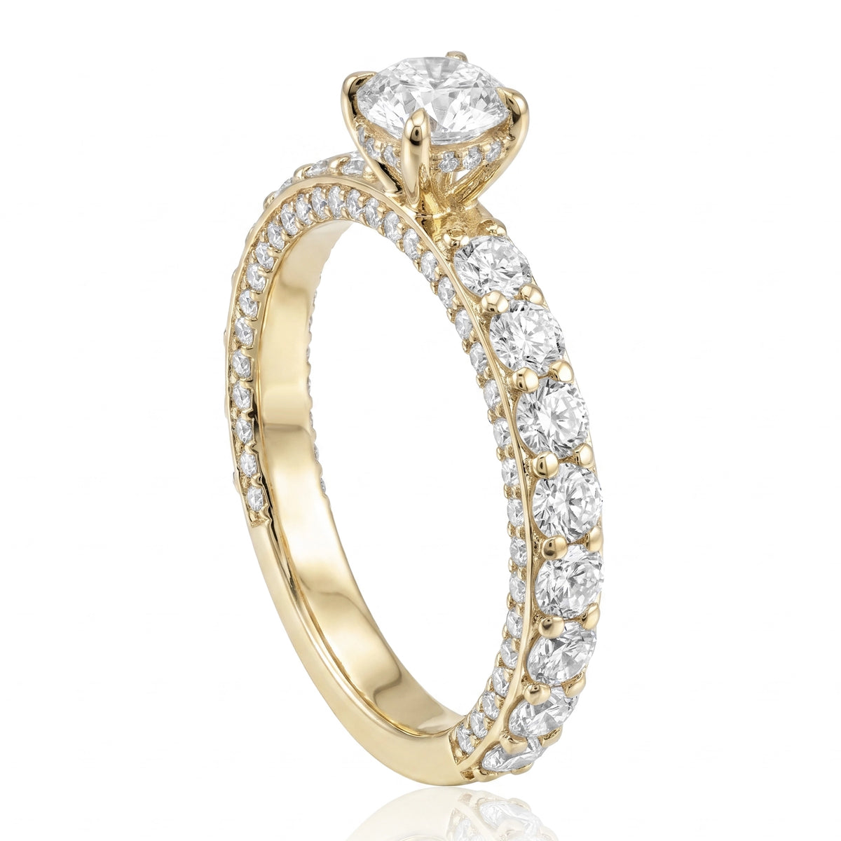 HRD Certified 0.85 Carat Oval Solitaire Diamond Ring
