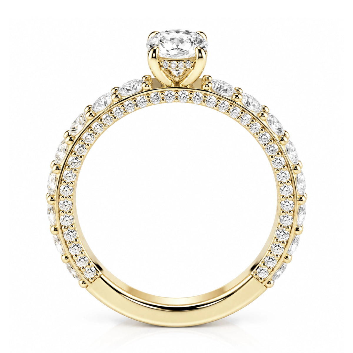 HRD Certified 0.85 Carat Oval Solitaire Diamond Ring
