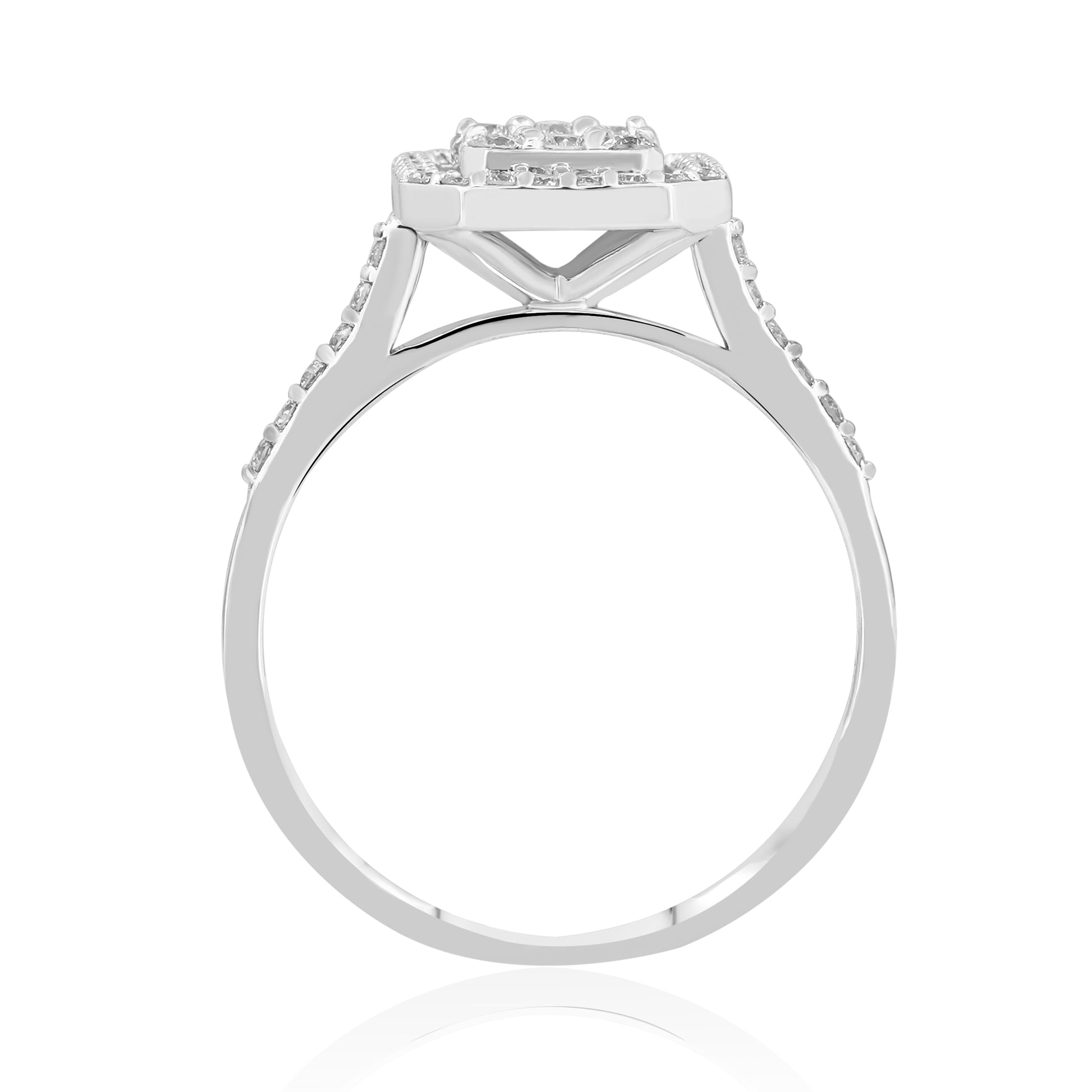 0,67 Karat Baget Pırlanta Yüzük "Feris"