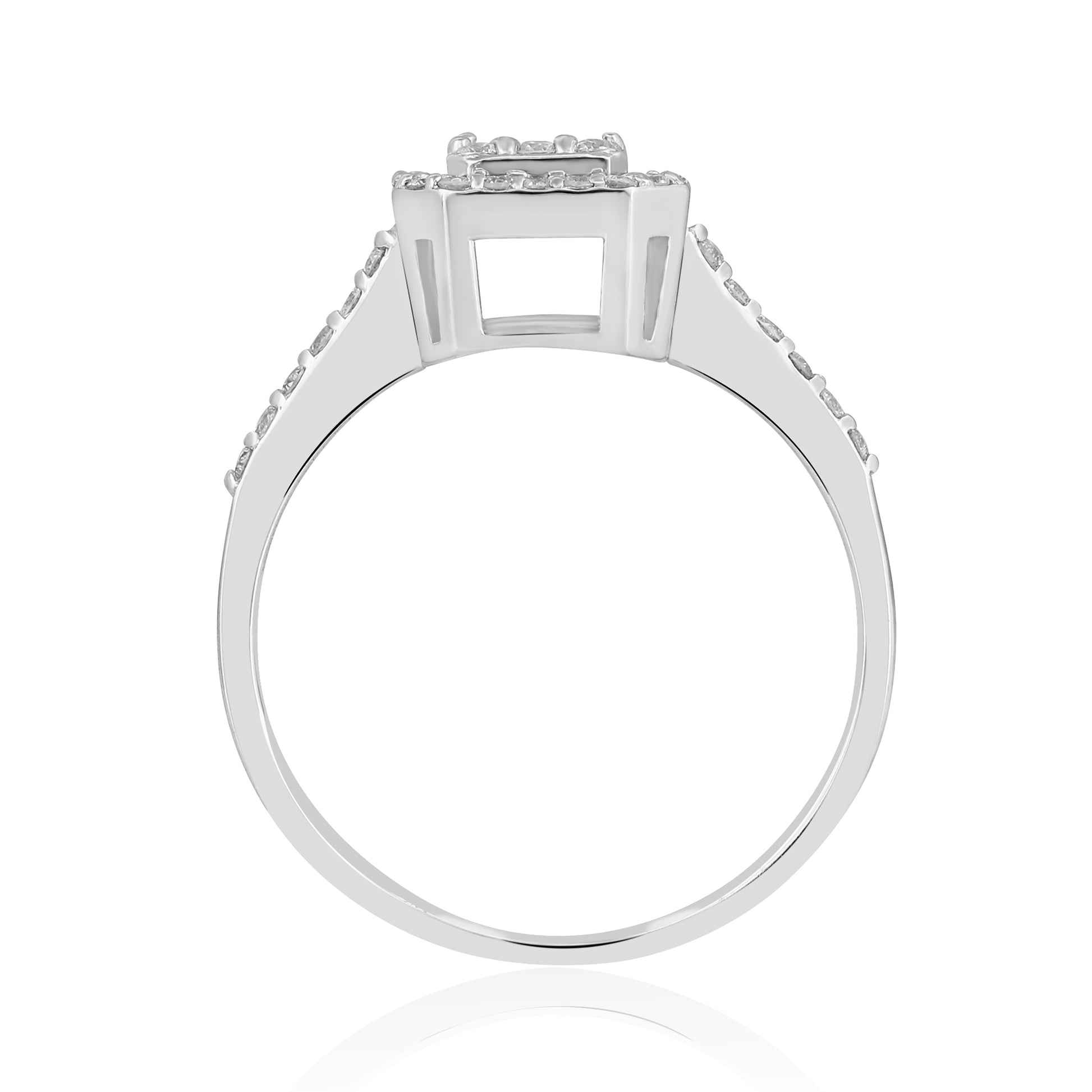 0,50 Karat Baget Pırlanta Yüzük "Efza"