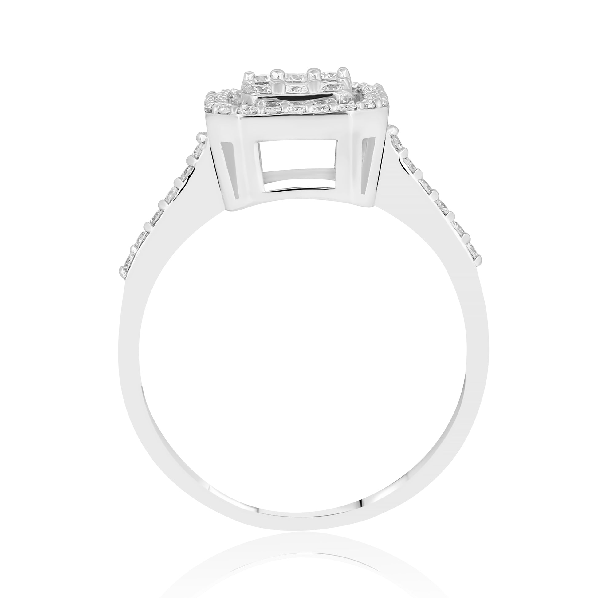 0,60 Karat Baget Pırlanta Yüzük "Efza"