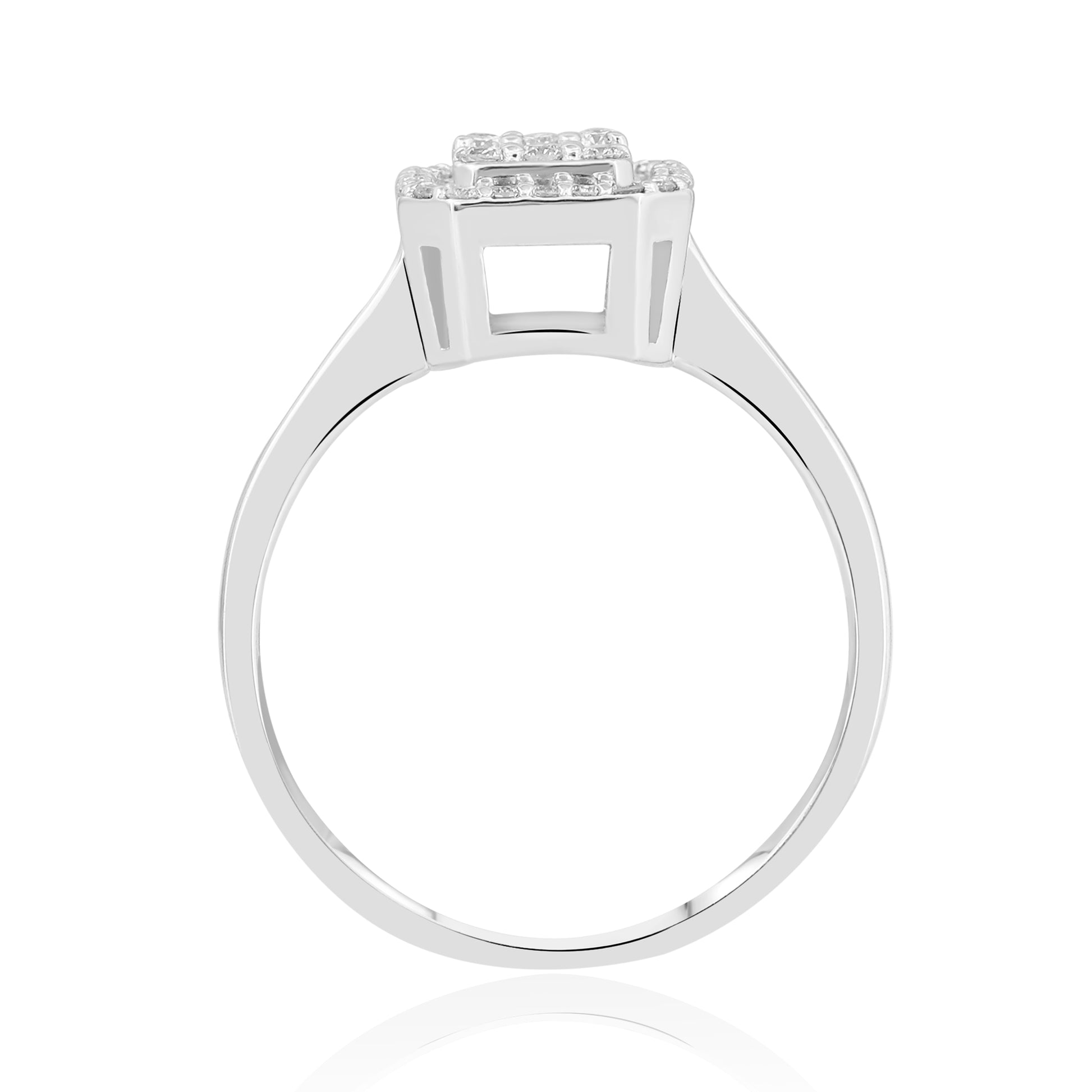 0,45 Karat Baget Pırlanta Yüzük "İlma"