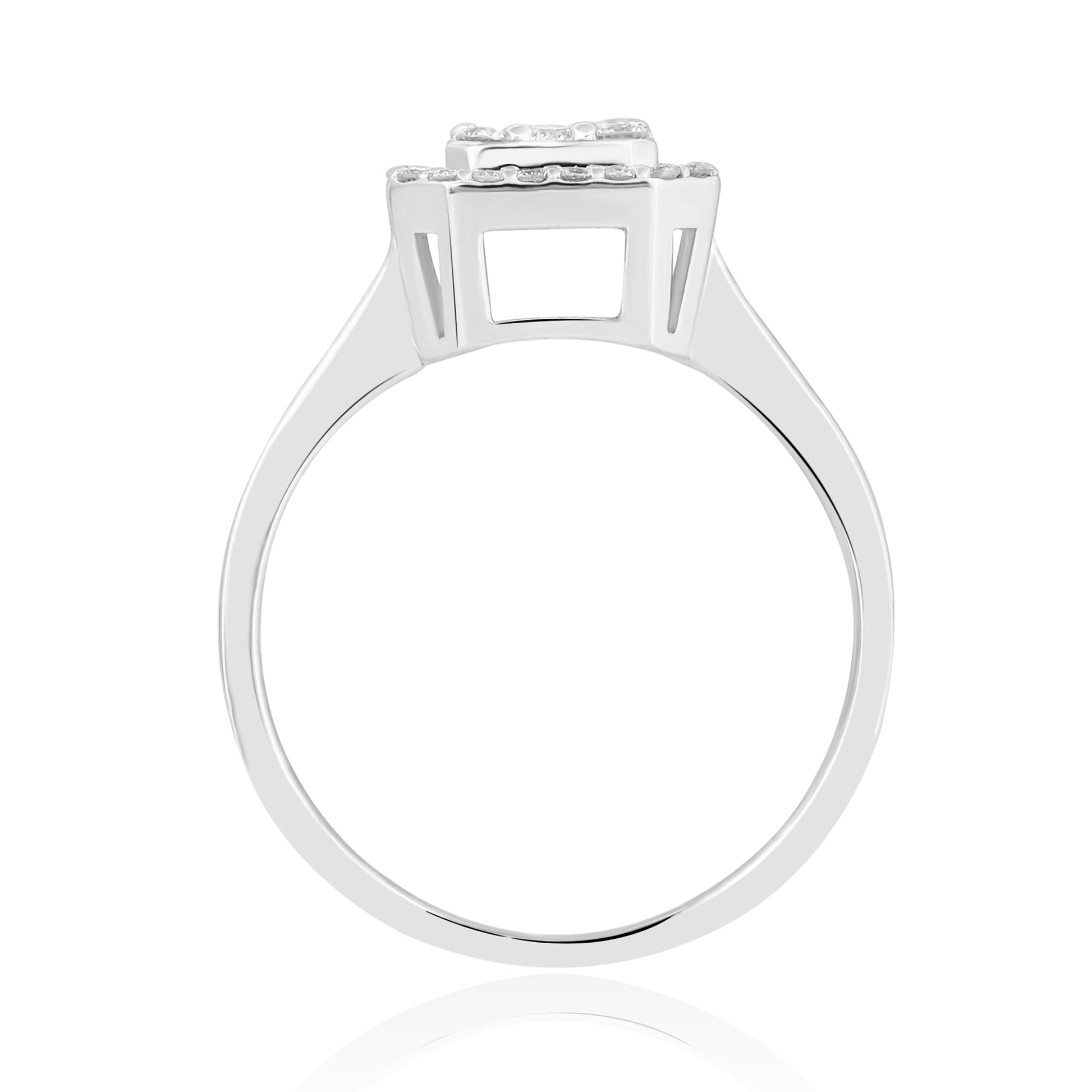 0,55 Karat Baget Pırlanta Yüzük "İlma"