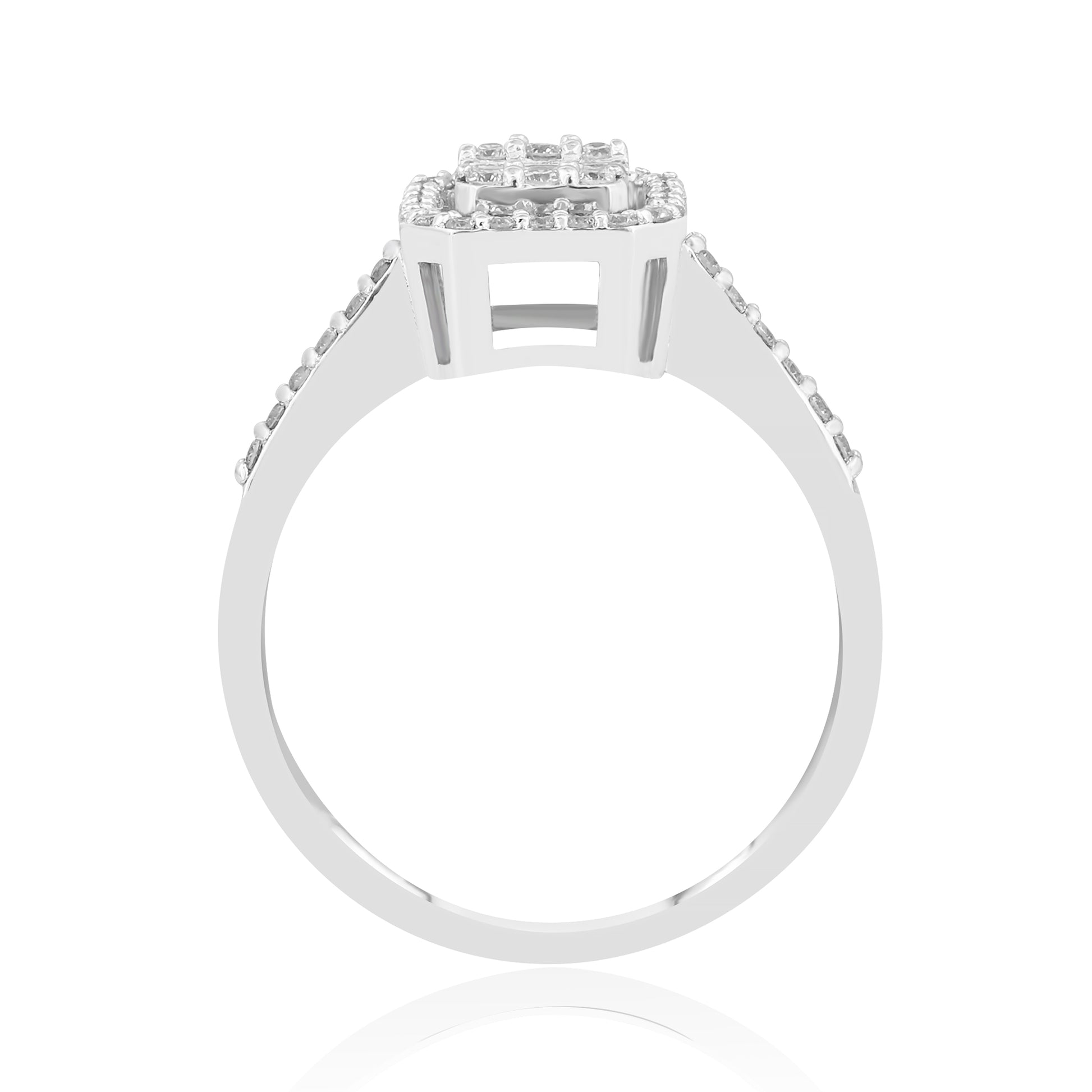 0,40 Karat Baget Pırlanta Yüzük "Efza"