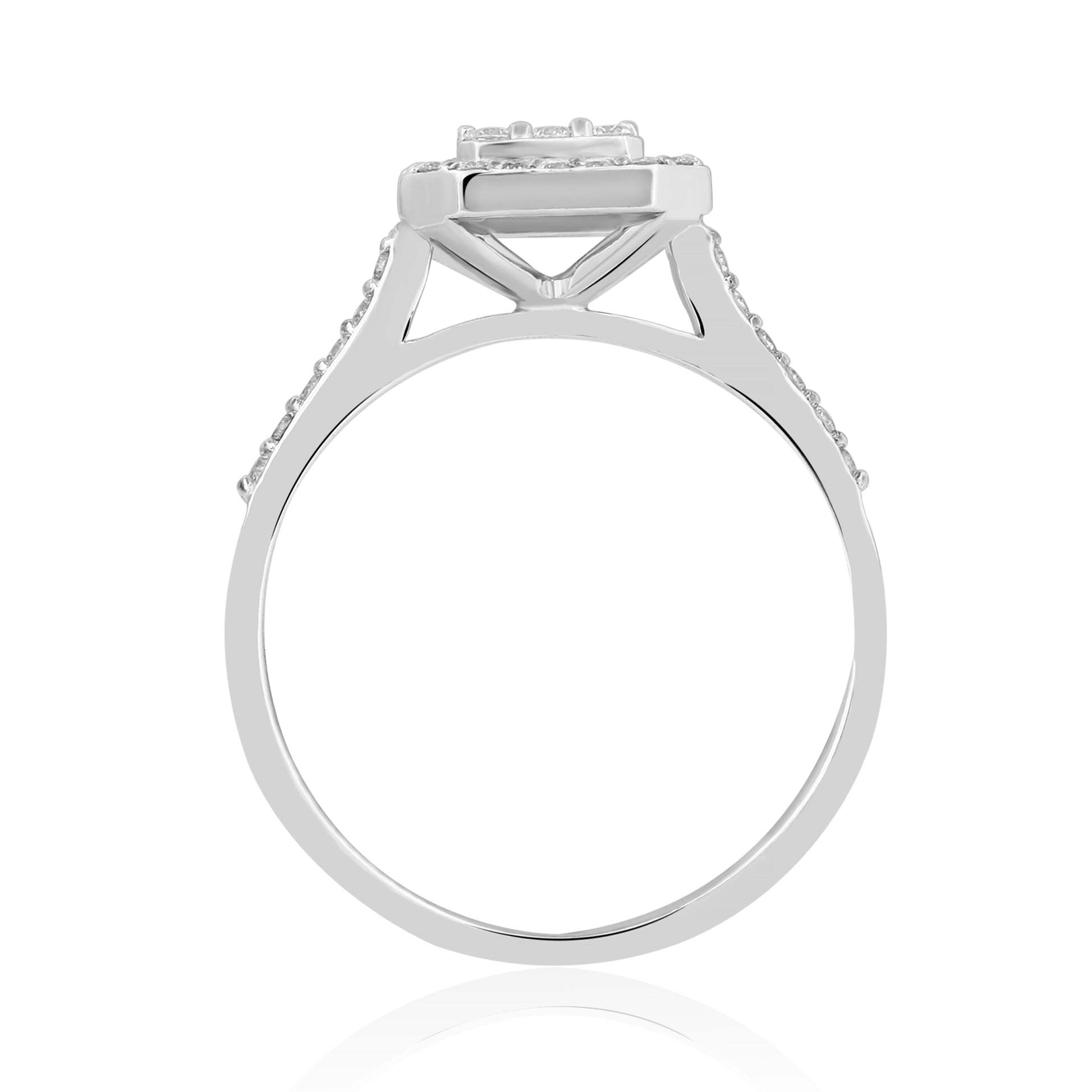 0,52 Karat Baget Pırlanta Yüzük "Feris"