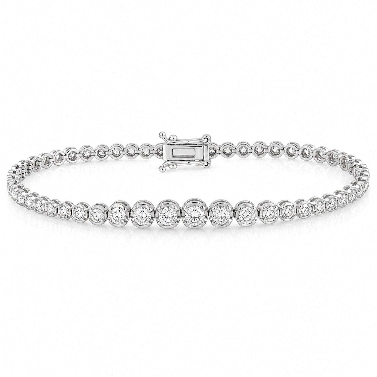 2.50 Carat Waterway Diamond Bracelet "Serenity"