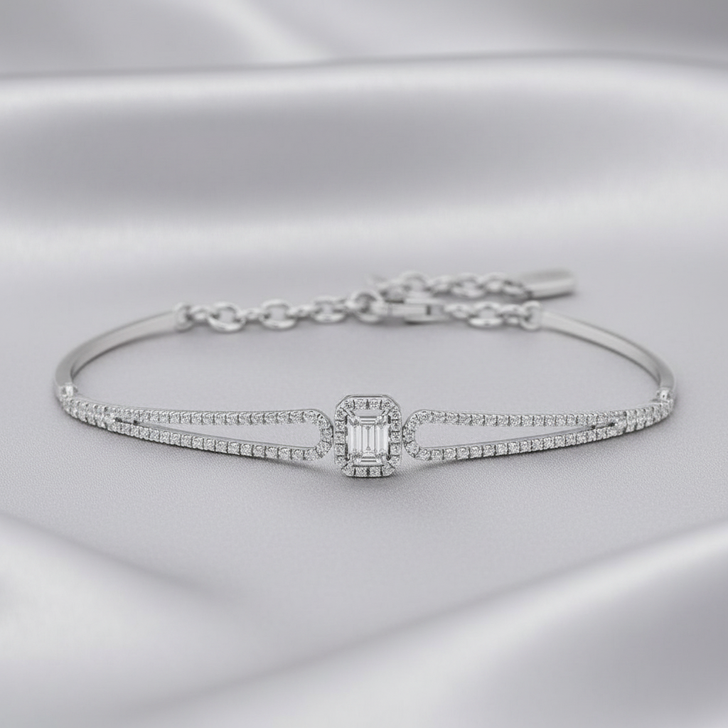 0,33 Karat Baget Pırlanta Bileklik