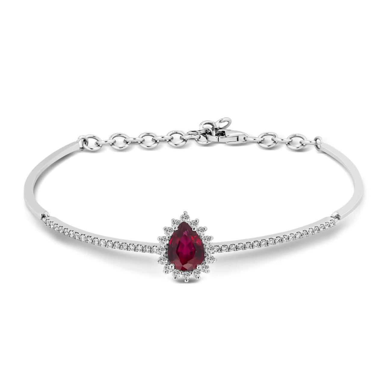 3,73 Karat Pırlantalı Yakut Bileklik "Ahla"