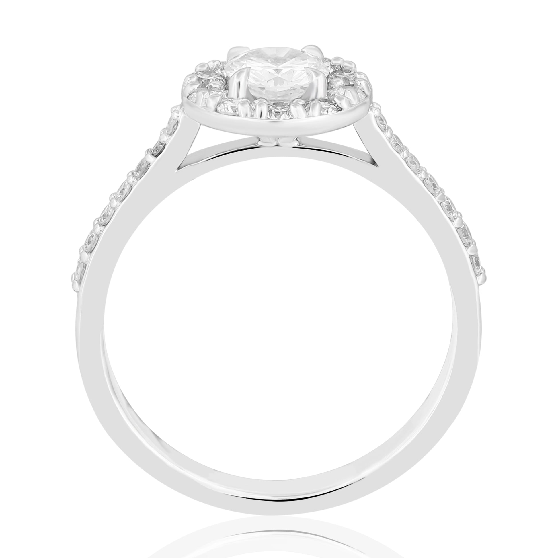 HRD Certified 0.40 Carat D Color Solitaire Diamond Ring "Belur"