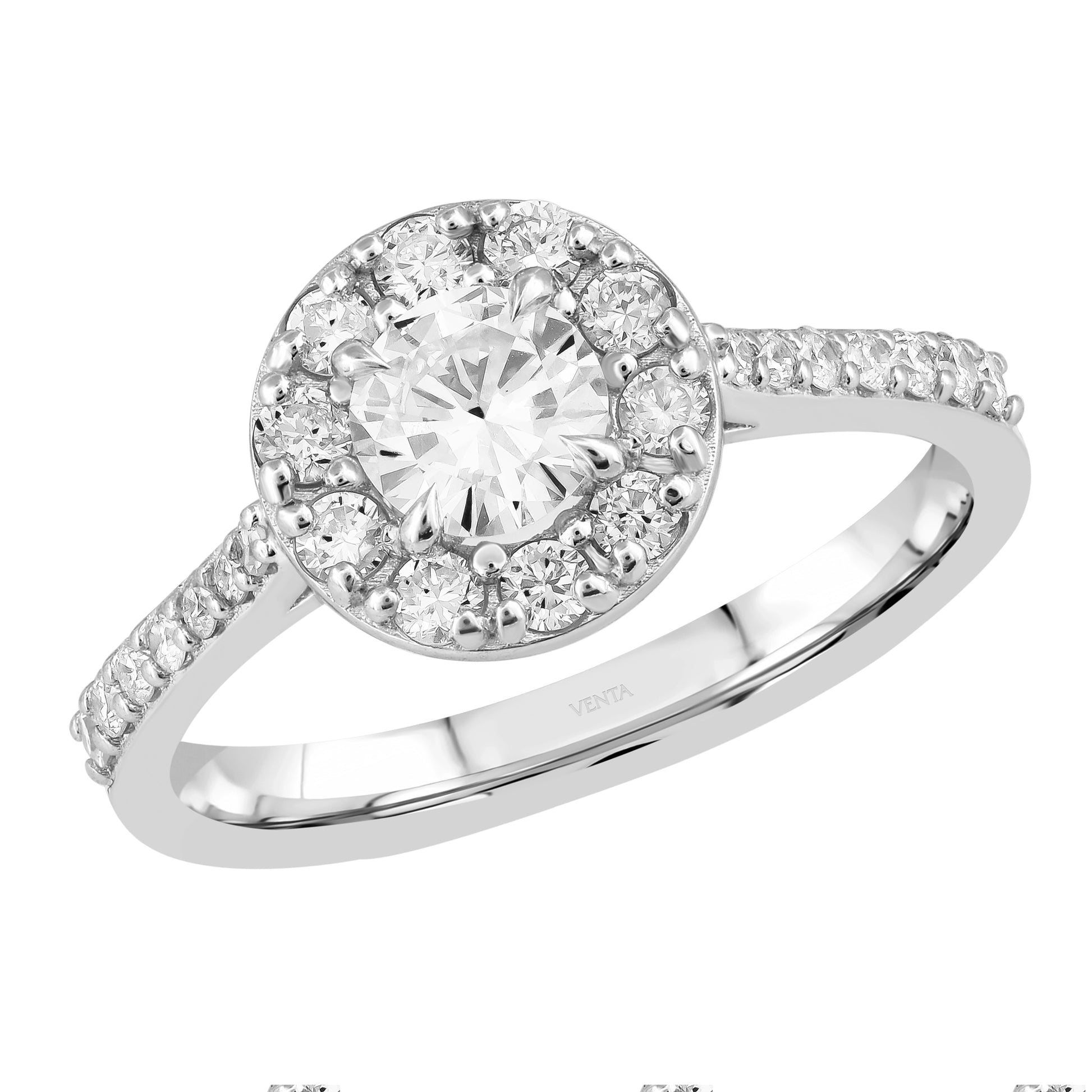 HRD Certified 0.40 Carat D Color Solitaire Diamond Ring "Belur"