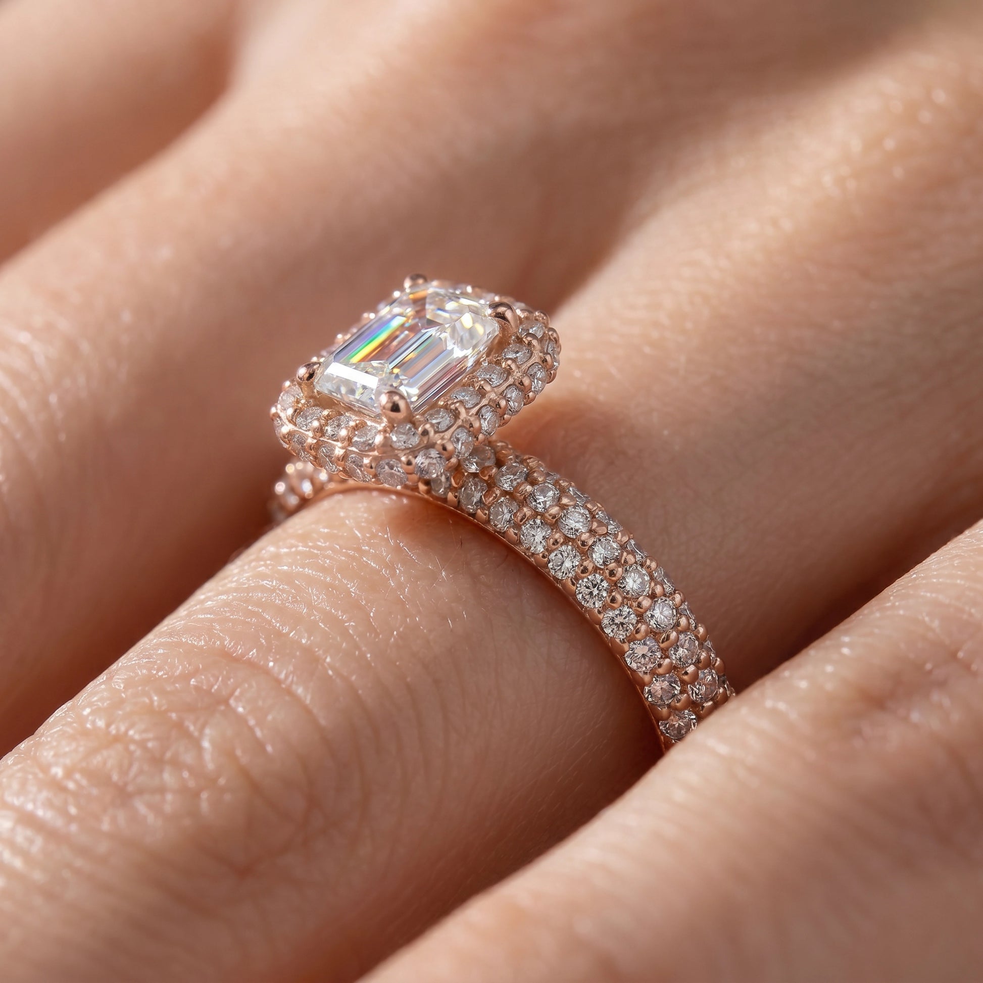 HRD Certified 0.40 Carat D Color Solitaire Diamond Ring "Belur"